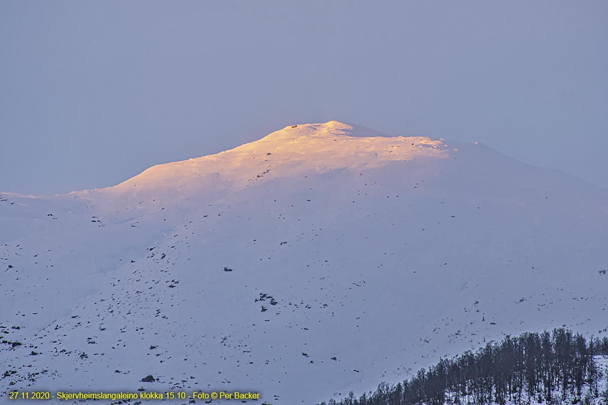 Skjervheimslangaleino klokka 15.10