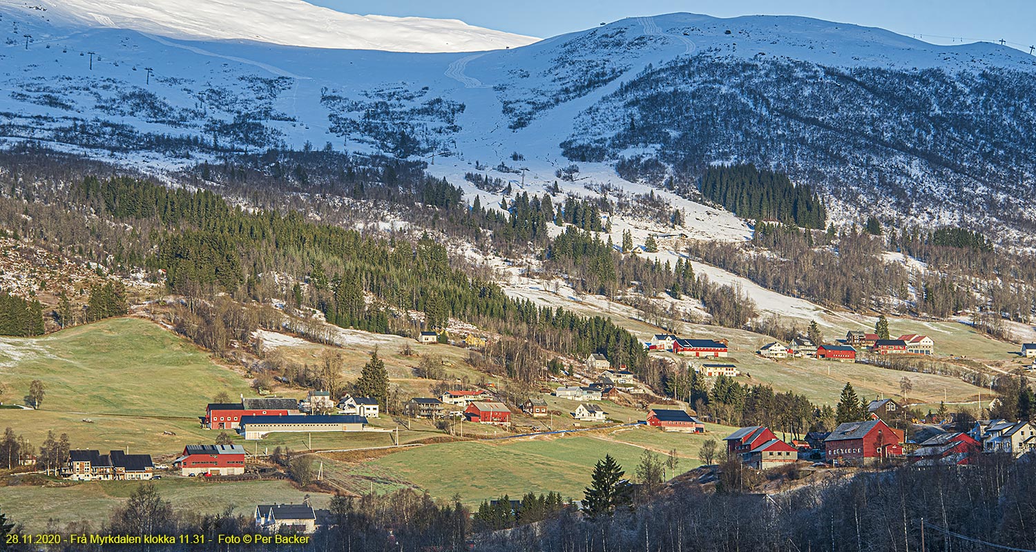 Frå Myrkdalen klokka 11.31