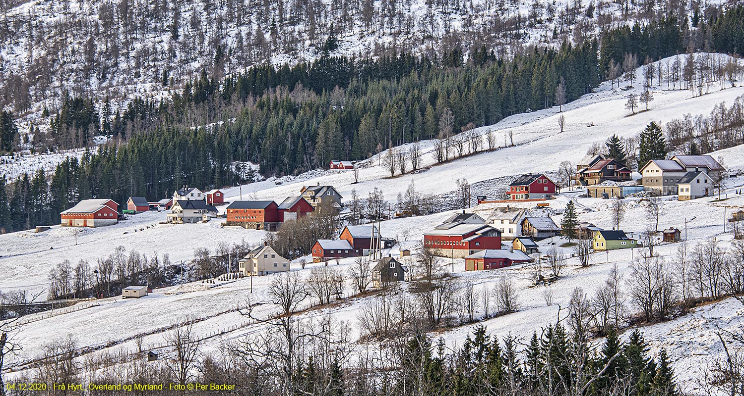 Mot Hyrt, Overland og Myrland