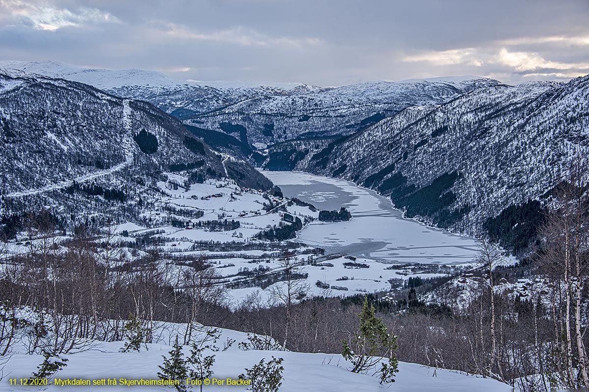 Myrkdalen sett frå Skjervheimstølen