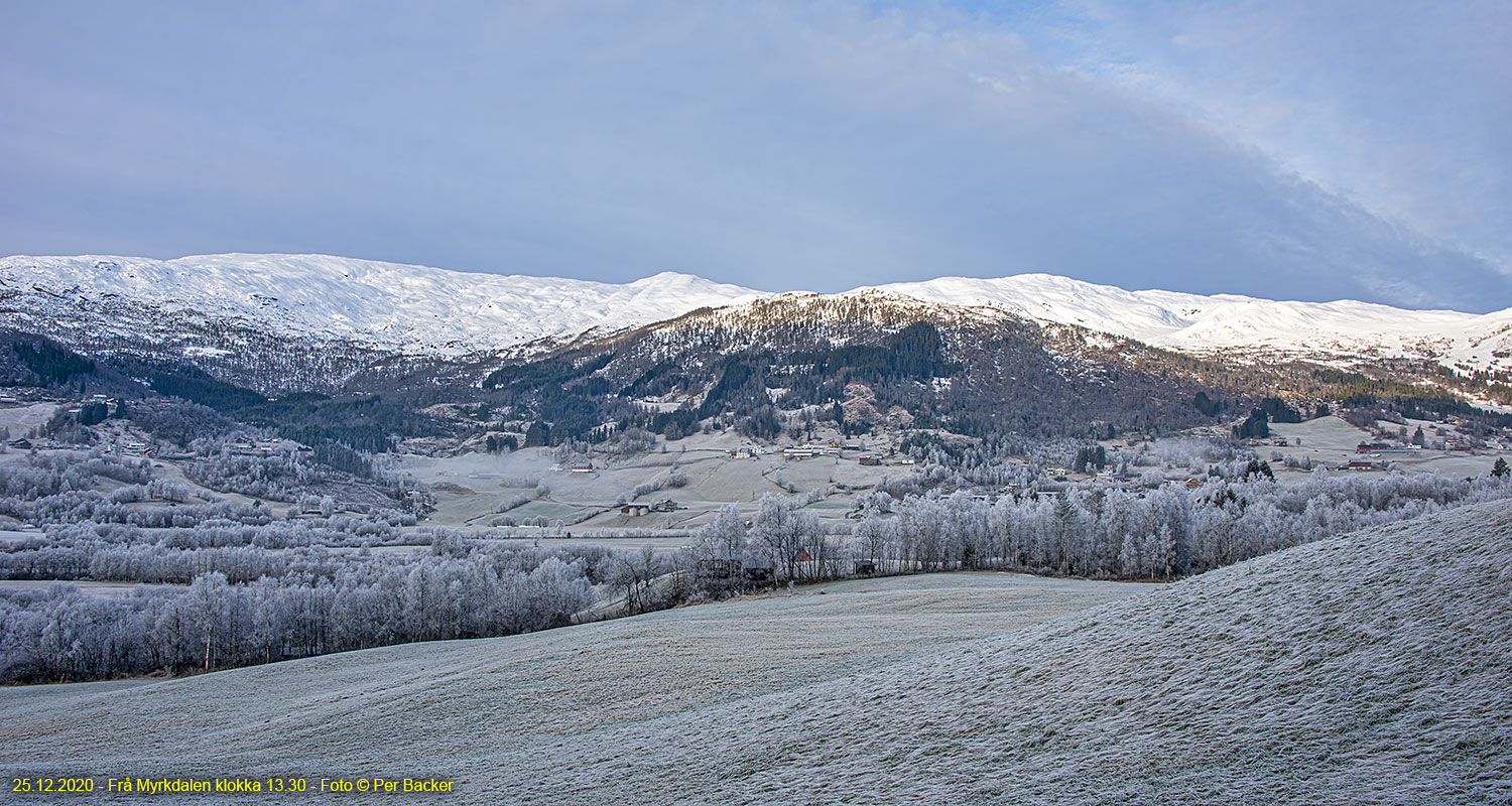 Frå Myrkdalen klokka 13.30