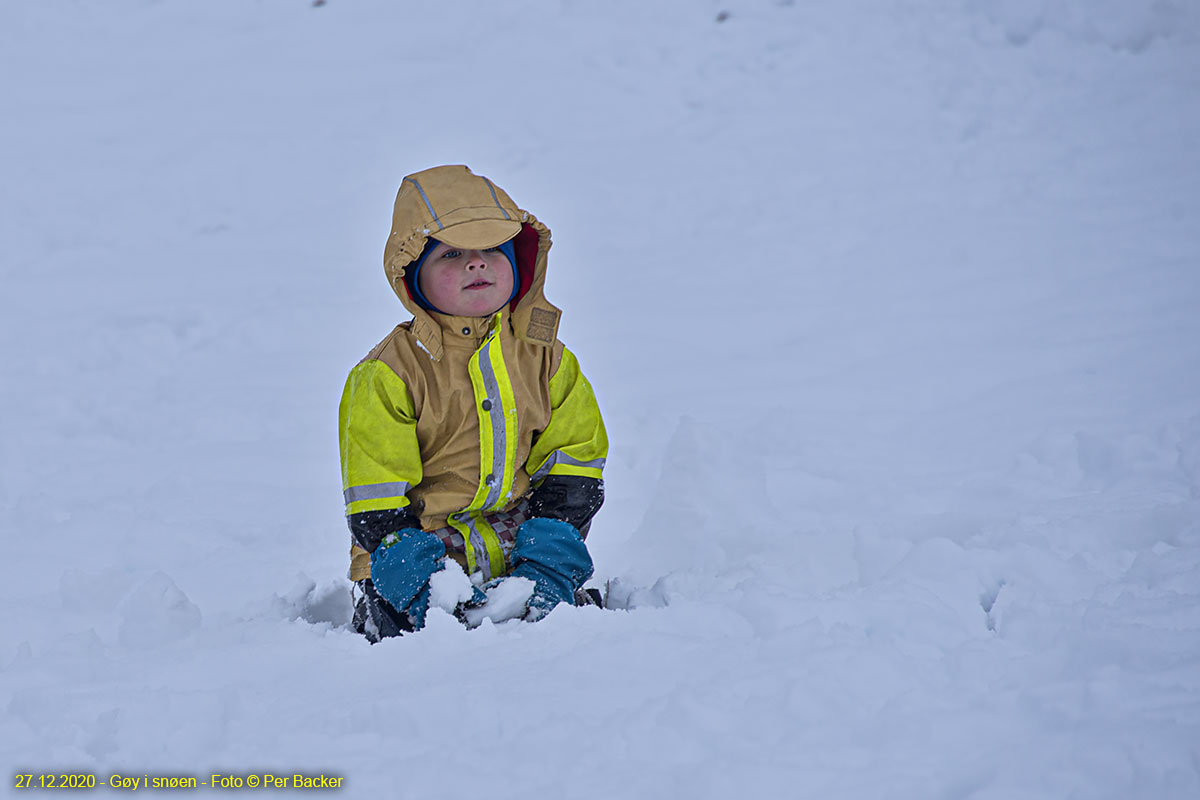 Gøy i snøen