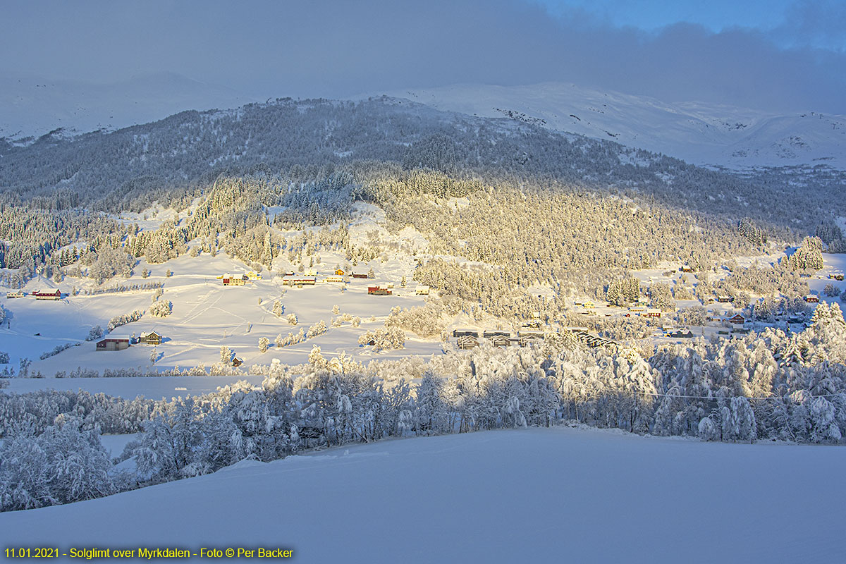 Solglimt over Myrkdalen