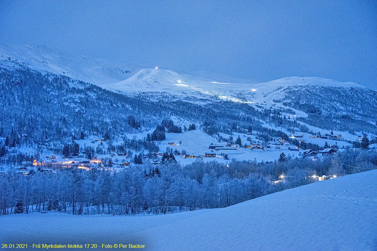 Frå Myrkdalen klokka 17.20