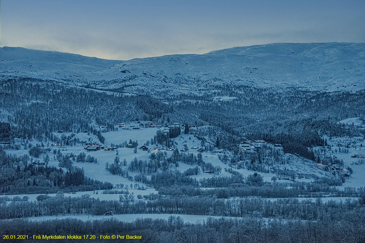 Frå Myrkdalen klokka 17.20