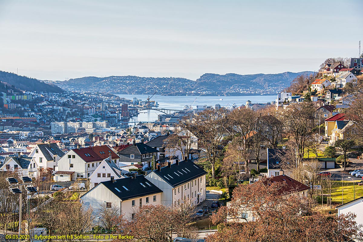 Byfjorden sett frå Sollien