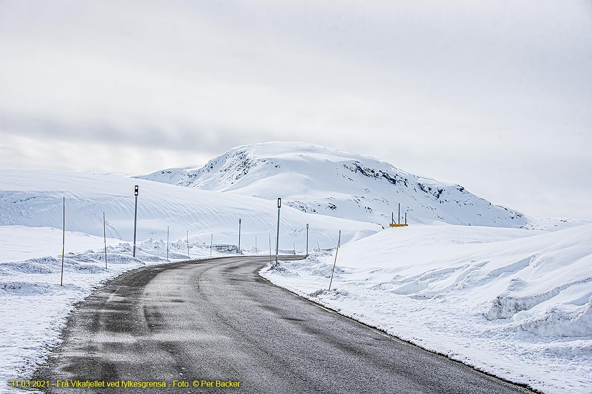 Frå Vikafjellet ved fylkesgrensa