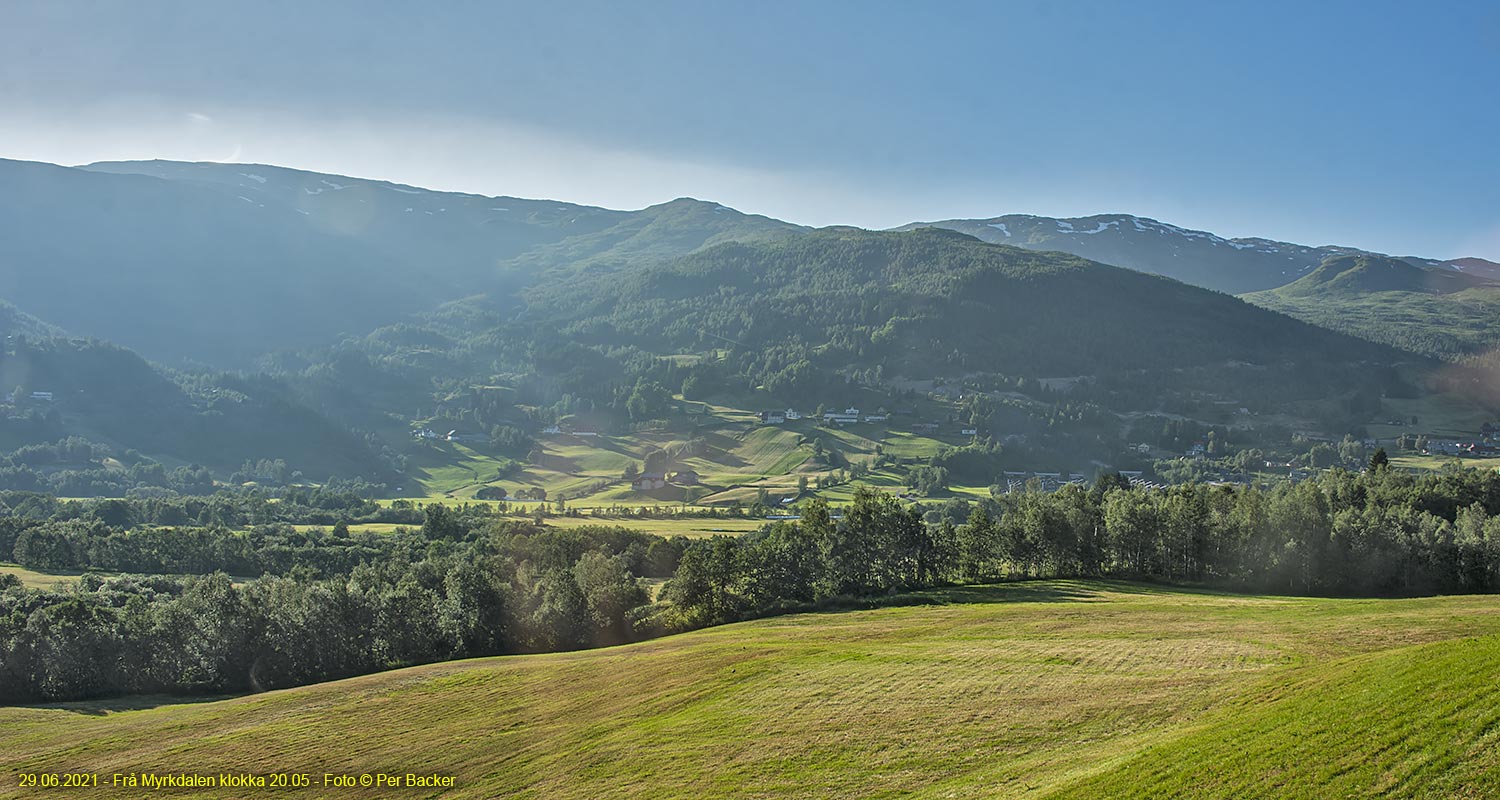 Frå Myrkdalen klokka 20.05