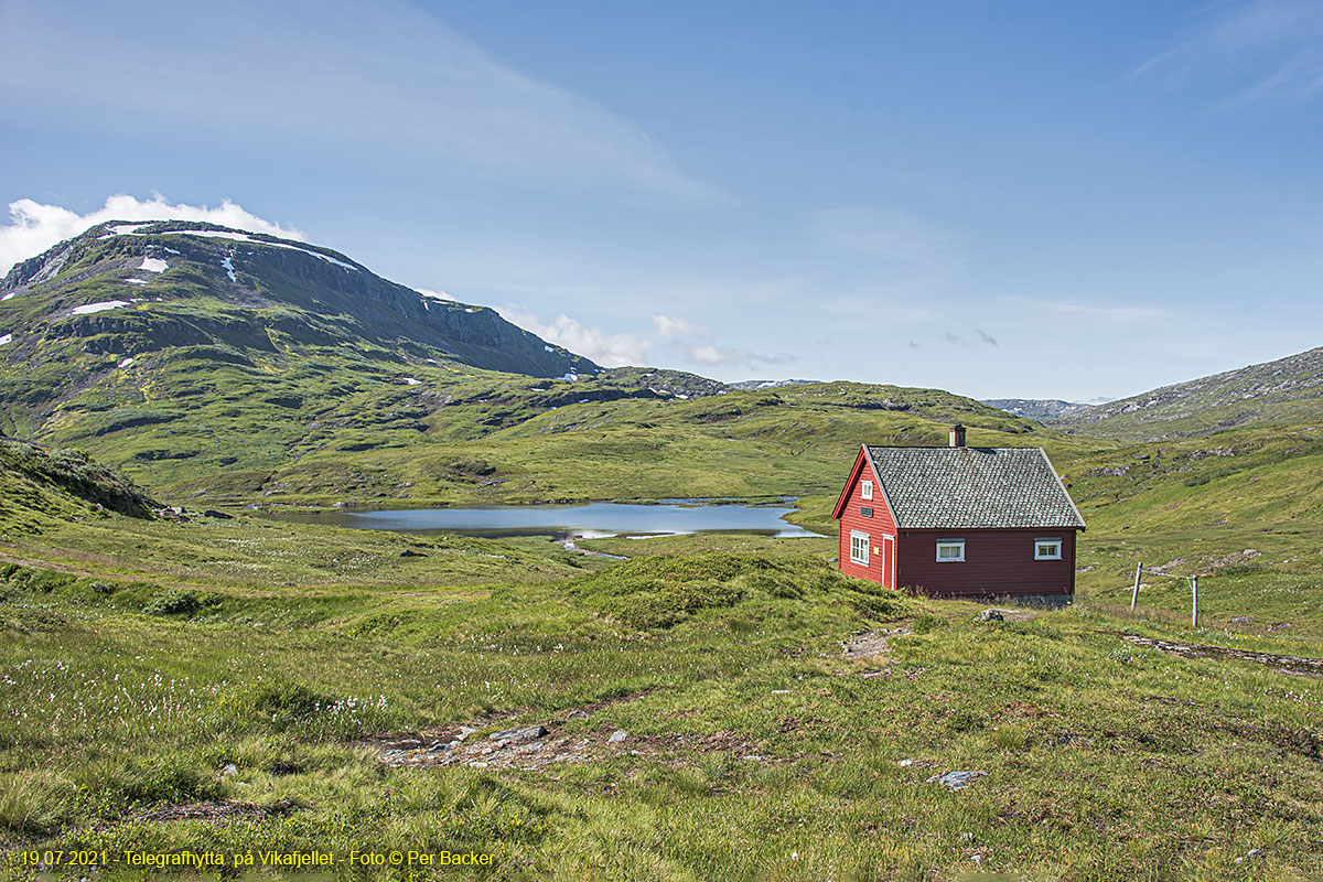 Telegrafhytta på Vikafjellet