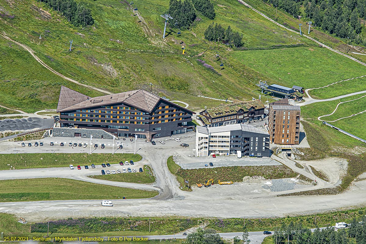 Sentrum i Myrkdalen Fjellandsby