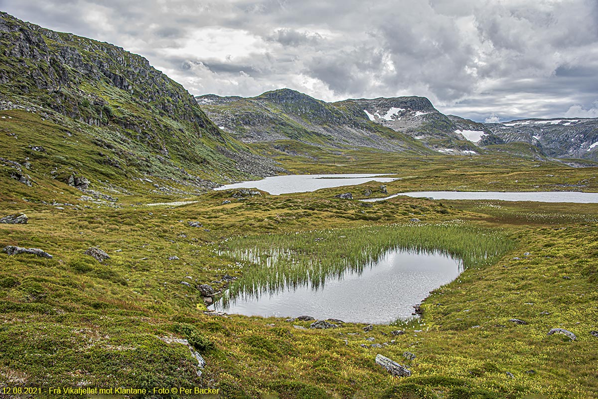 Frå Vikafjellet mot Klantane