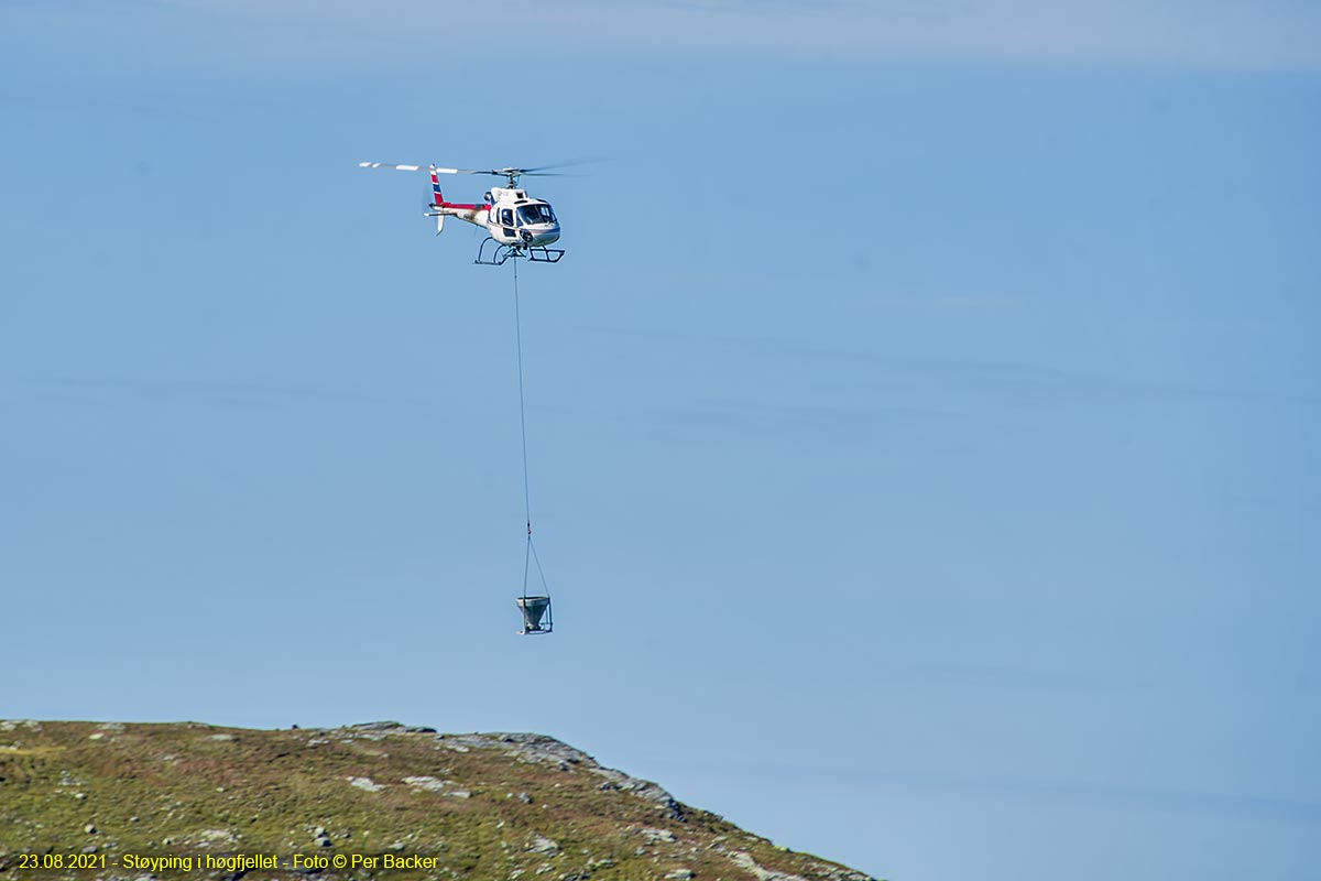 Støyping i høgfjellet