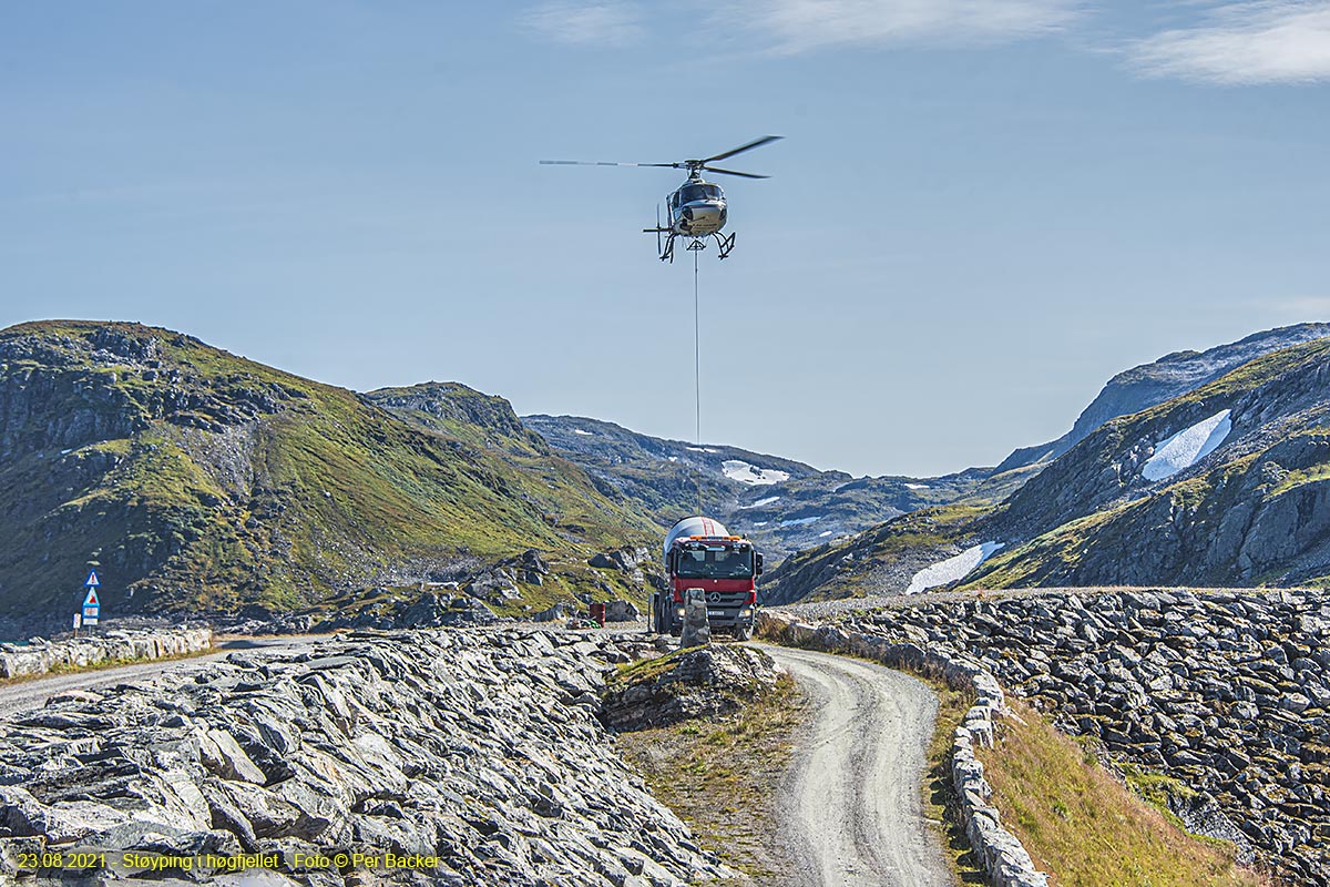 Støyping i høgfjellet