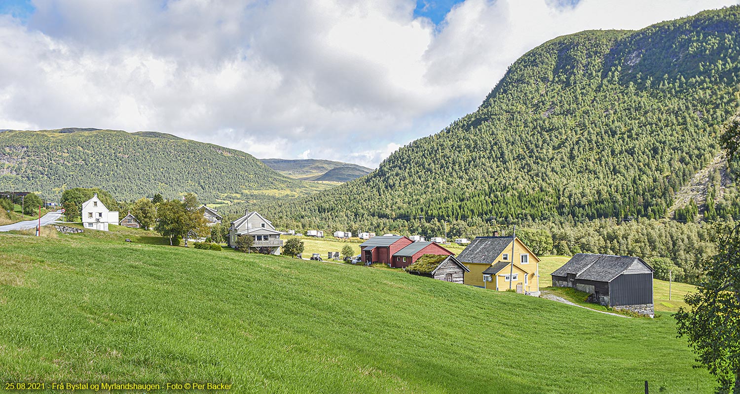 Frå Bystøl og Myrlandshaugen