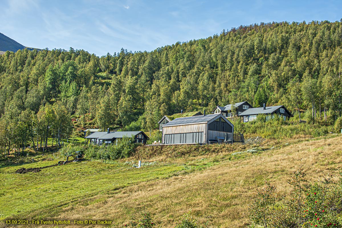 Frå Tveite hyttefelt