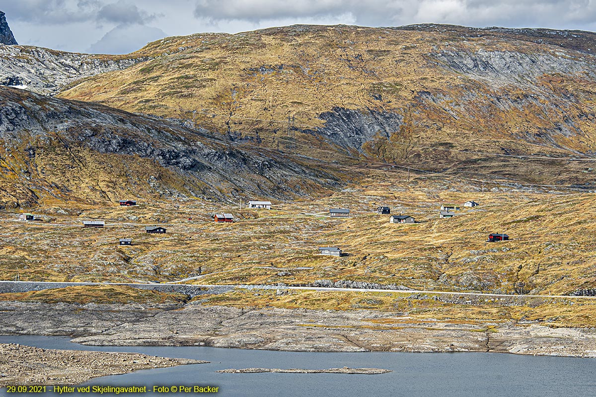 Hytter ved Skjelingavatnet