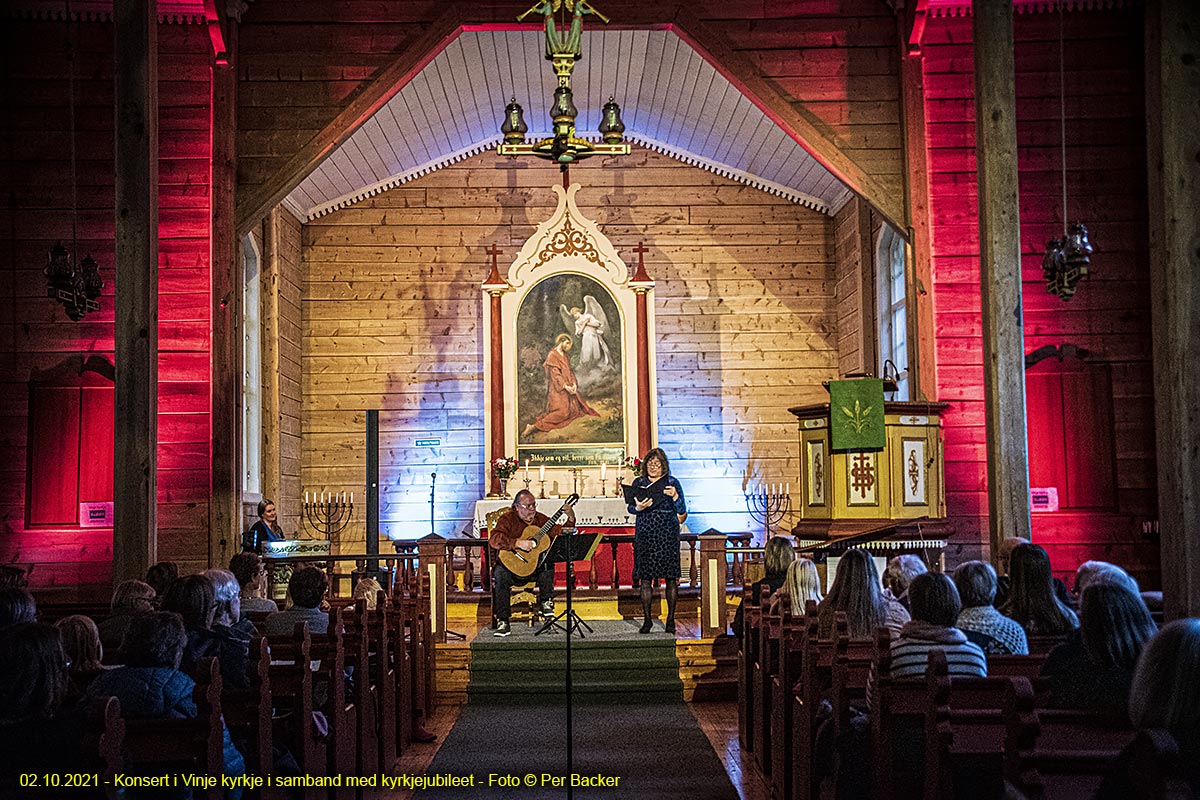 Konsert i Vinje kyrkje i samband med kyrkjejubileet