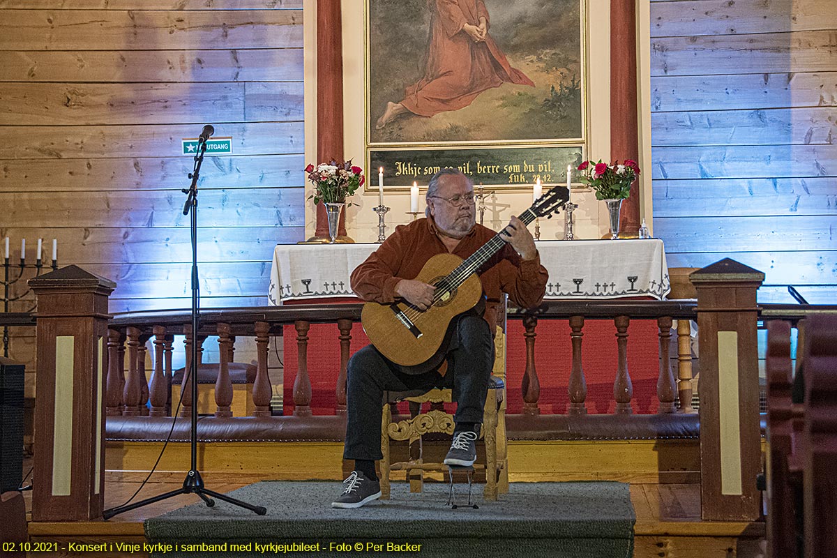 Konsert i Vinje kyrkje i samband med kyrkjejubileet