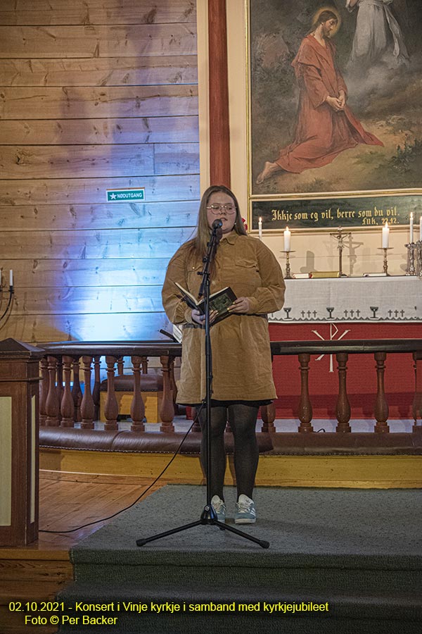 Konsert i Vinje kyrkje i samband med kyrkjejubileet