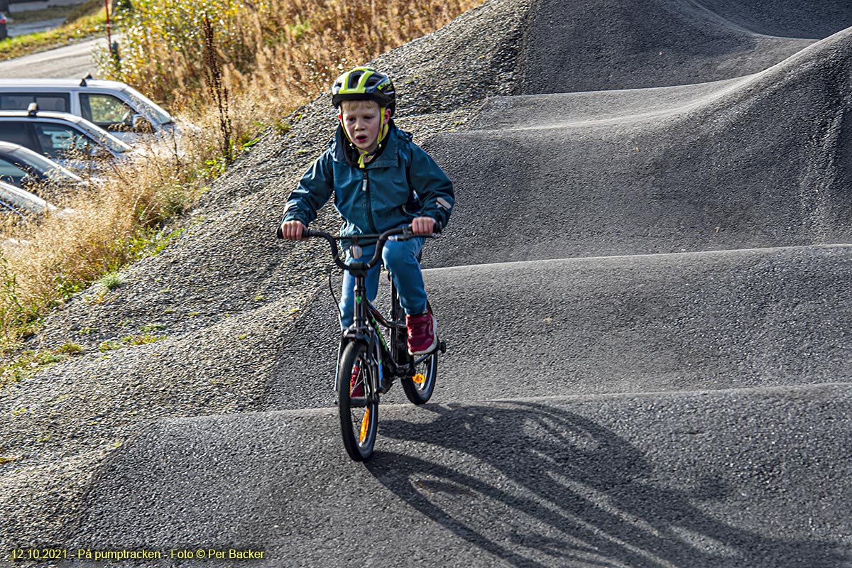 På pumptracken