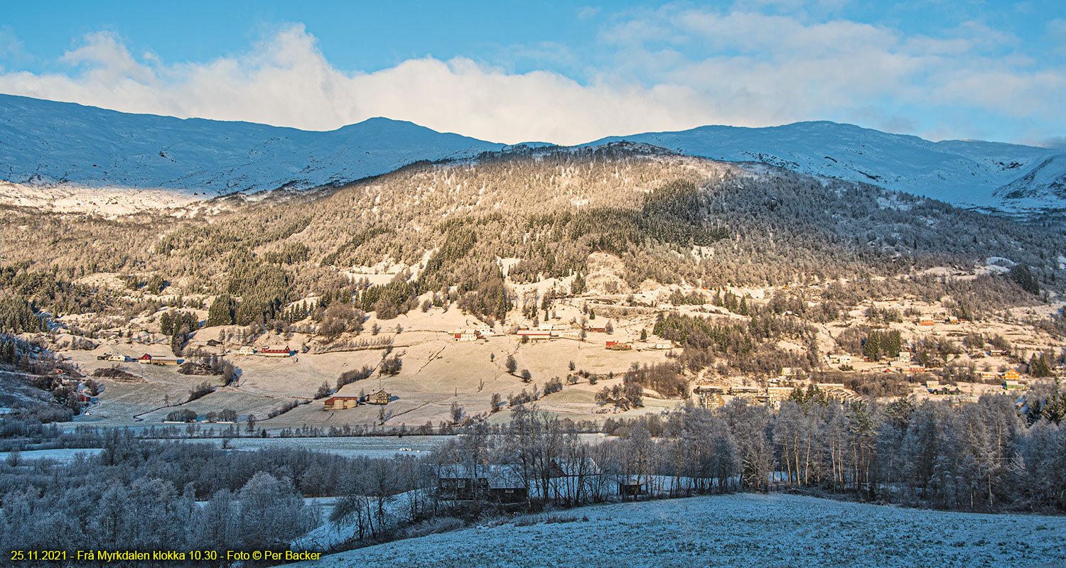 Frå Myrkdalen klokka 10.30