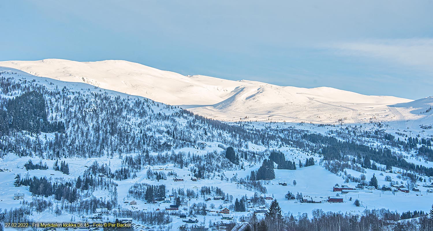 Frå Myrkdalen klokka 08.45