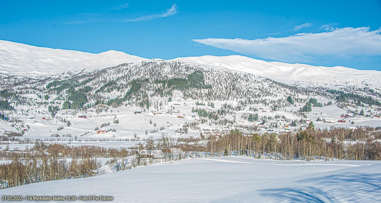 Frå Myrkdalen klokka 10.30