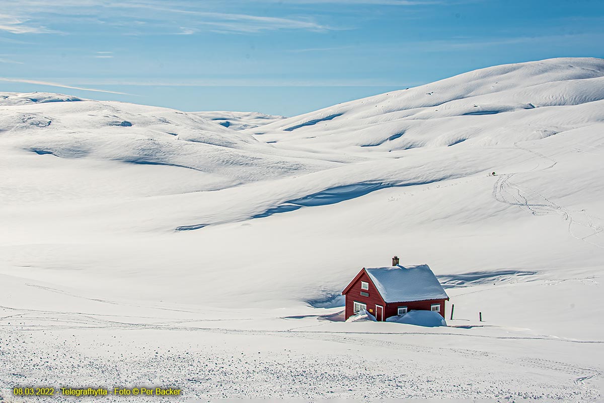 Telegrafhytta på Vikafjellet