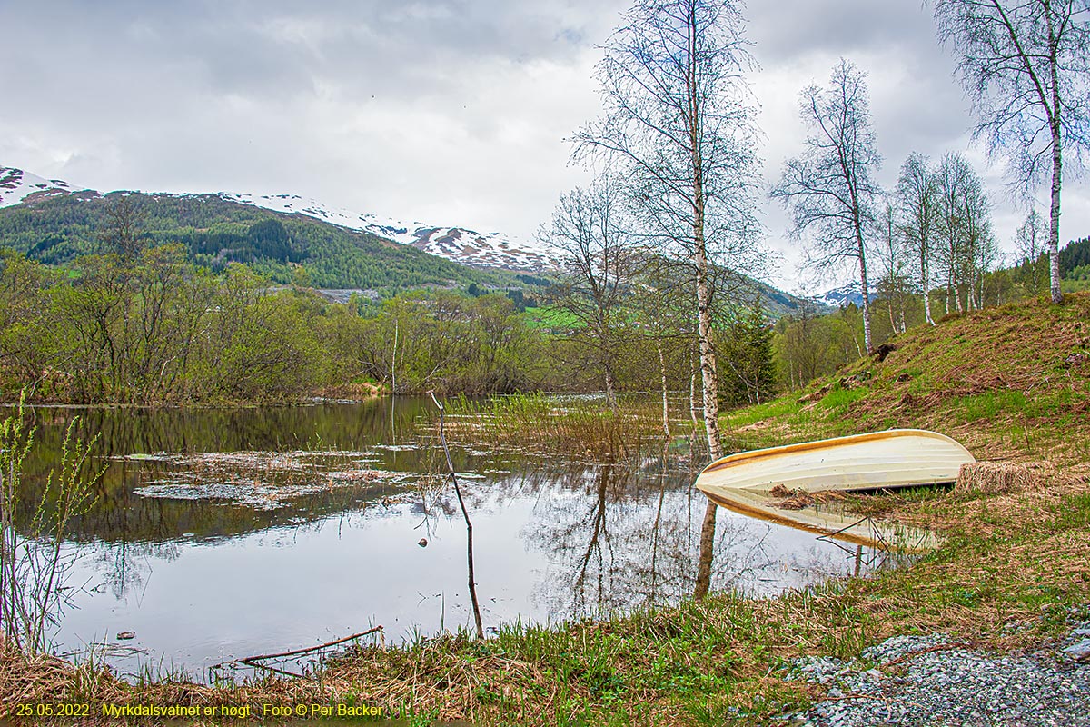 Myrkdalsvatnet er høgt