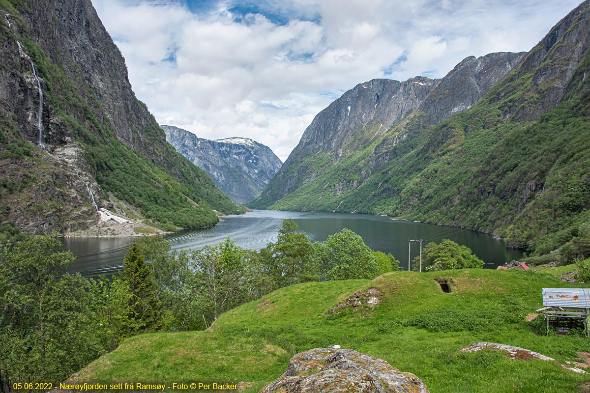 Nærøyfjorden sett frå Ramsøy