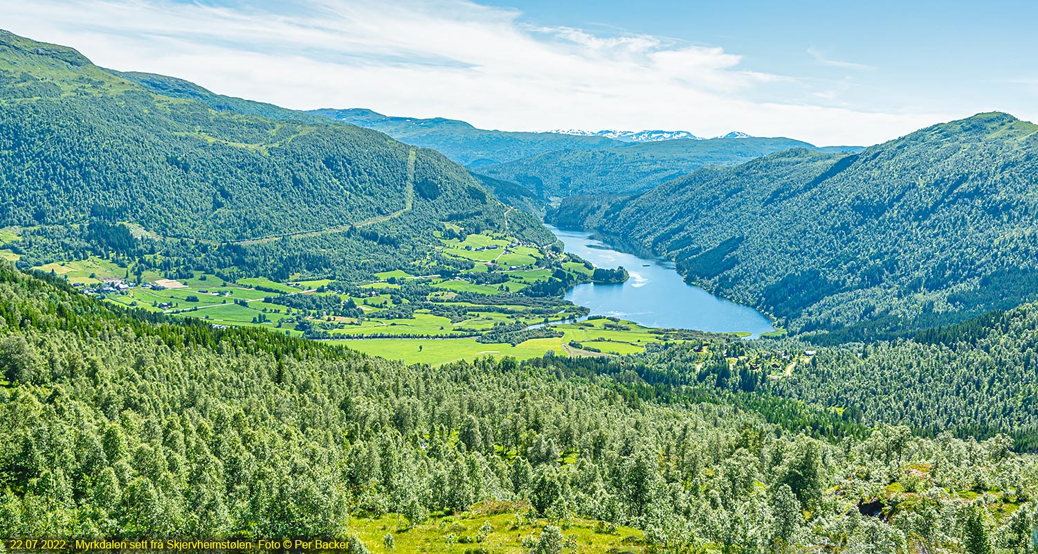 Myrkdalen sett frå Skjervheimstølen