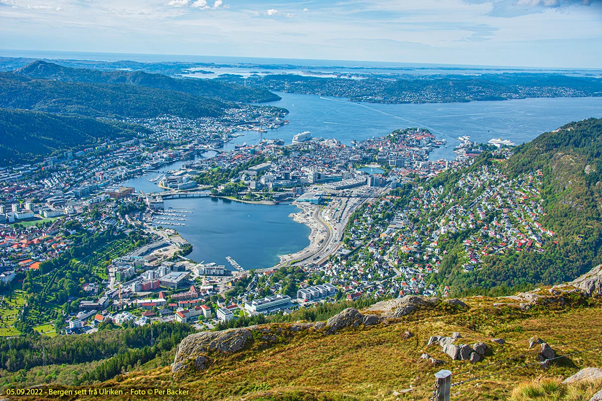 Bergen sett frå Ulriken