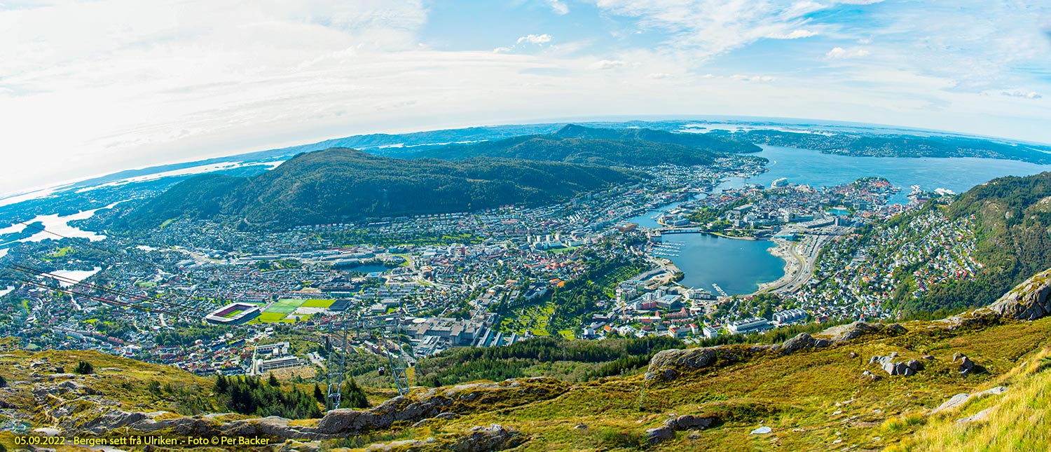 Bergen sett frå Ulriken