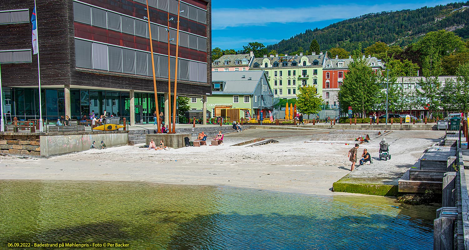 Badestrand på Møhlenpris