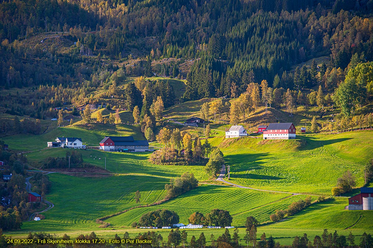 Frå Skjervheim klokka 17.20