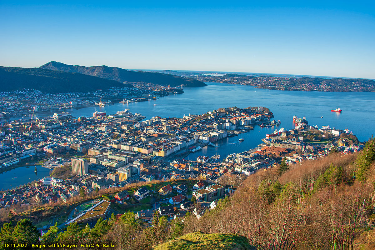 Bergen sett frå Fløyen