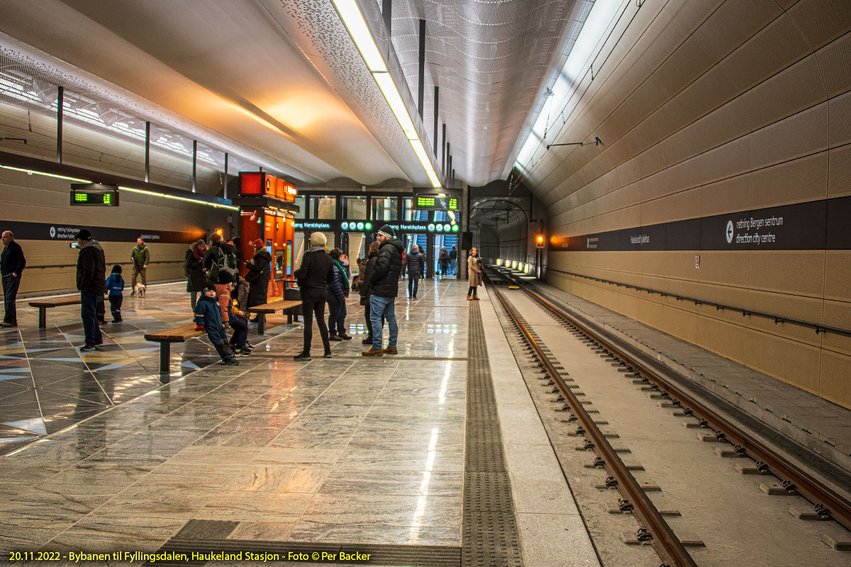 Bybanen til Fyllingsdalen, Haukeland Stasjon