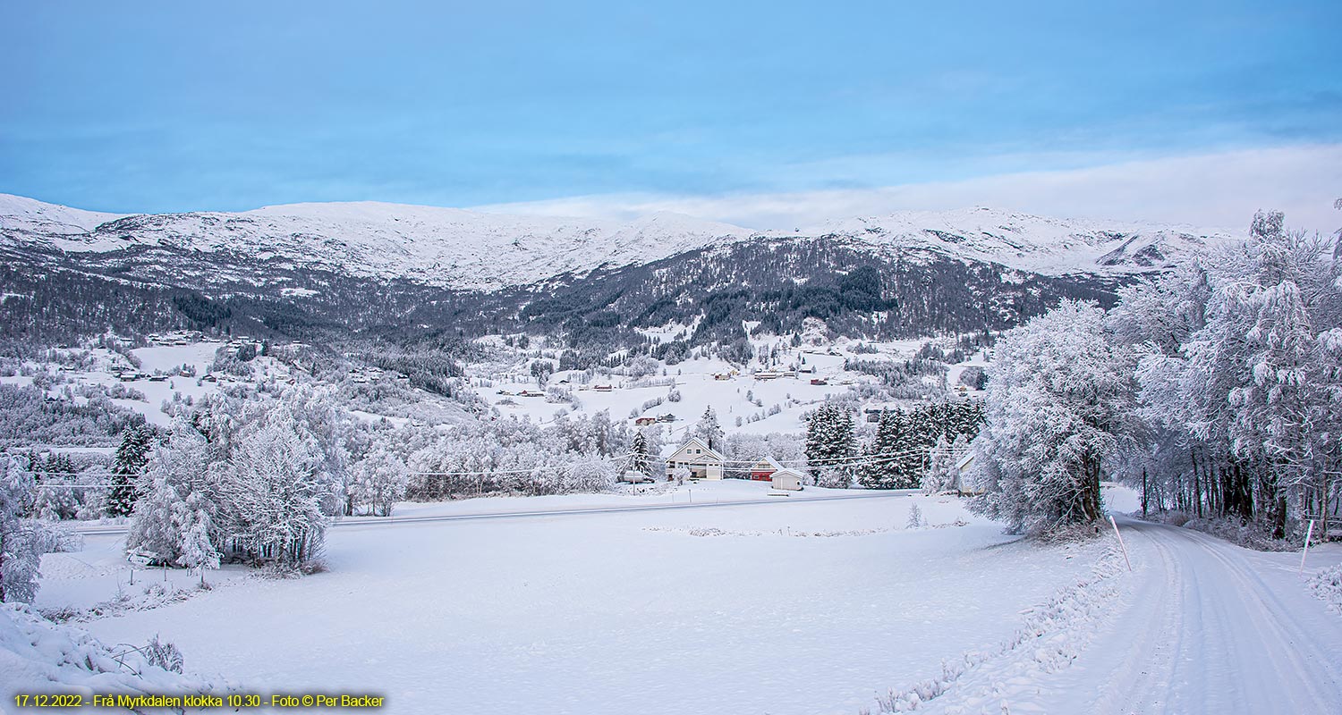 Frå Myrkdalen klokka 10.30