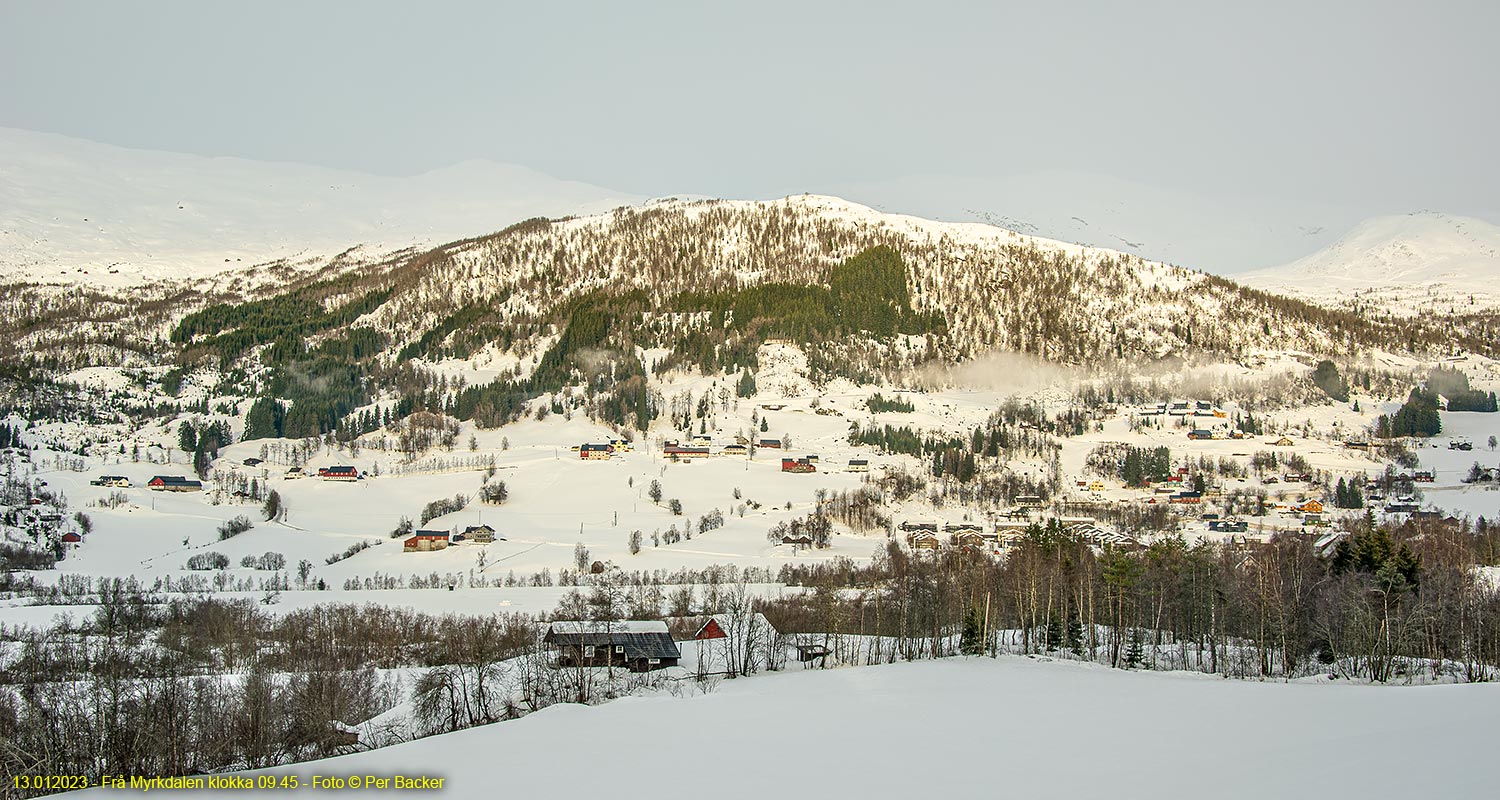 Frå Myrkdalen klokka 09.45