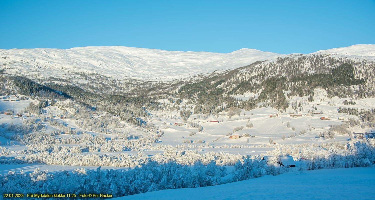 Frå Myrkdalen klokka 11.25