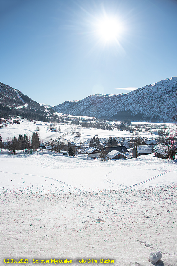 Sol over Myrkdalen