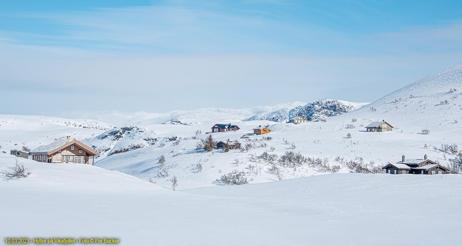 Hytter på Vikafjellet