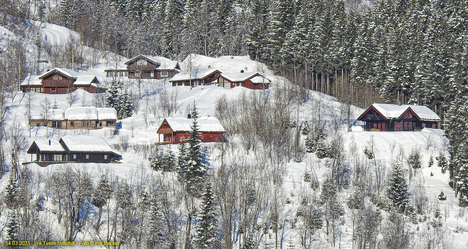 Frå Tveite hyttefelt