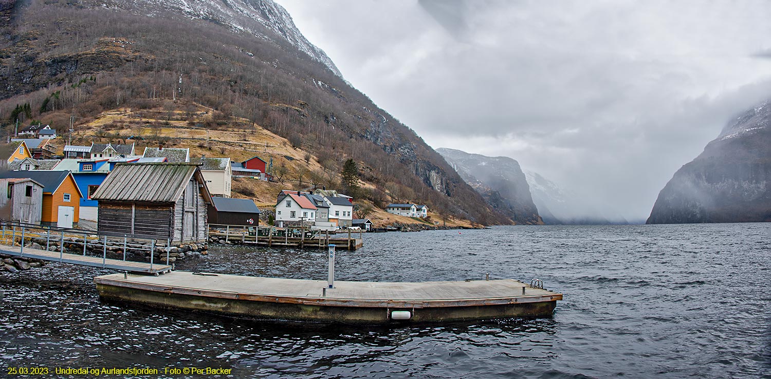 Frå Undredal og Aurlandsfjorden