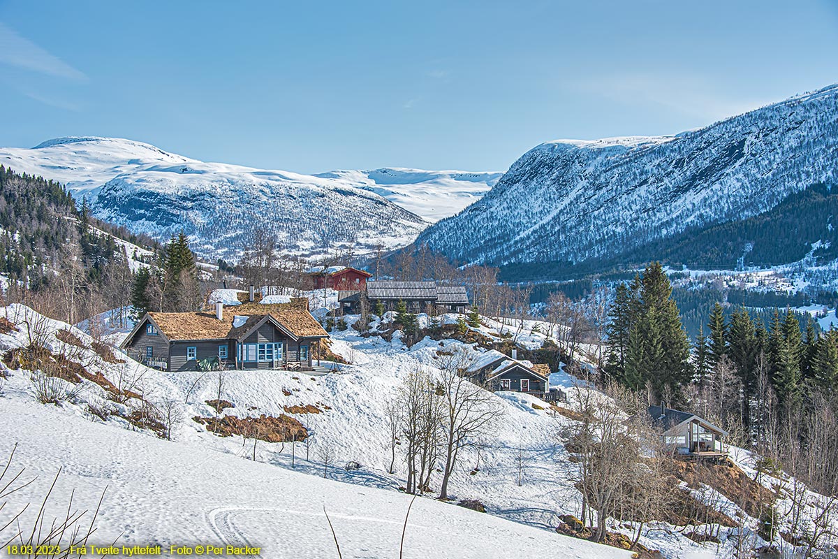 Frå Tveite hyttefelt