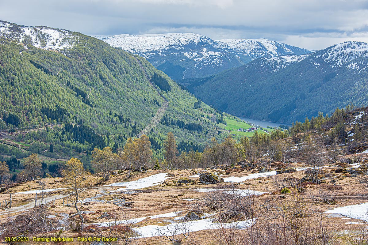 Retning Myrkdalen