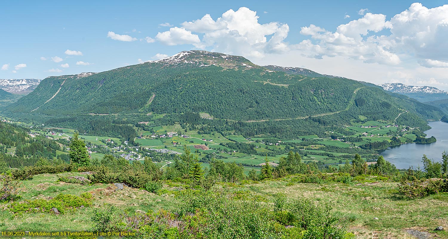 Myrkdalen sett frå Tveitastølen