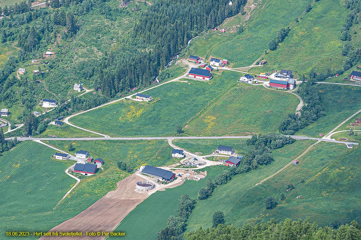 Hyrt sett frå Svolefjellet