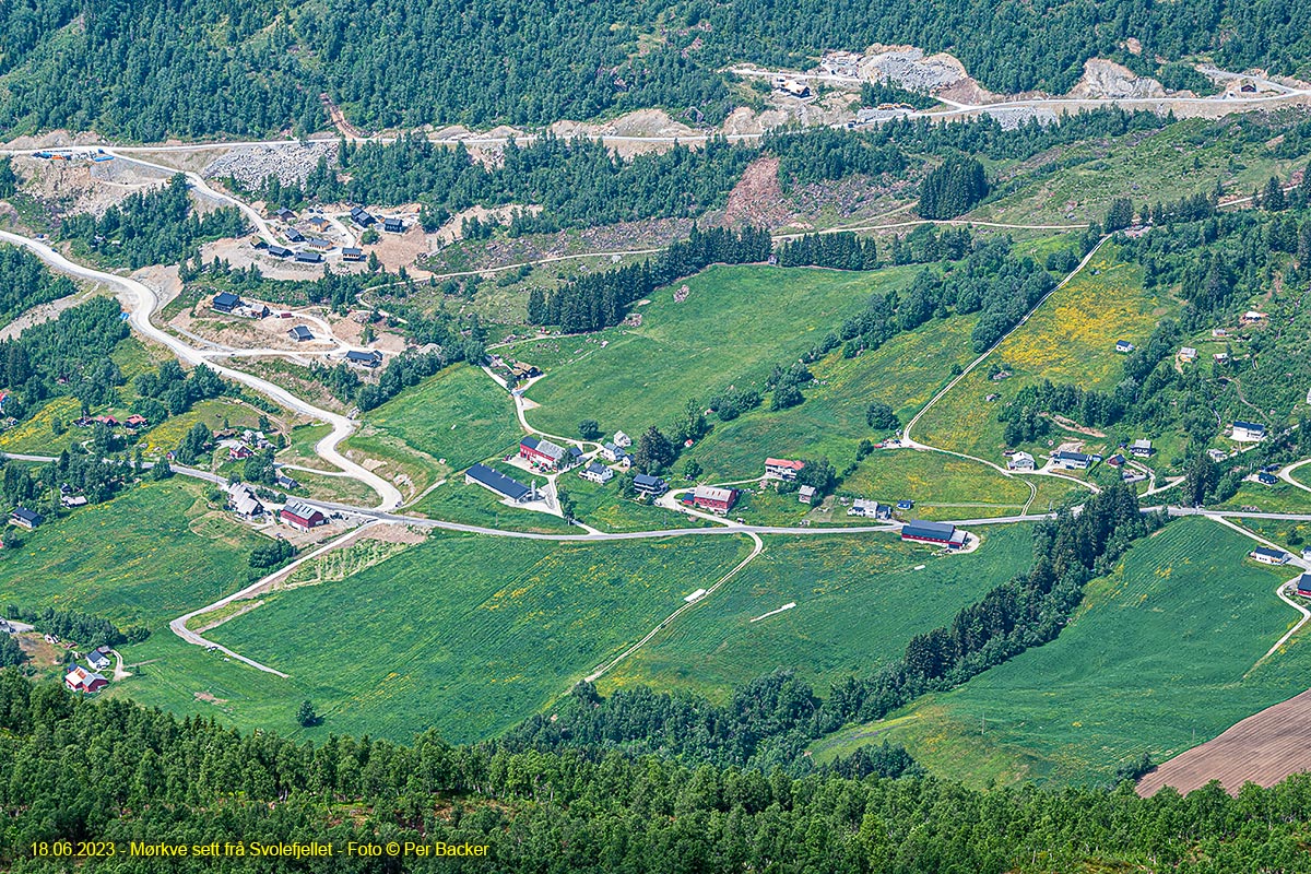 Mørkve sett frå Svolefjellet