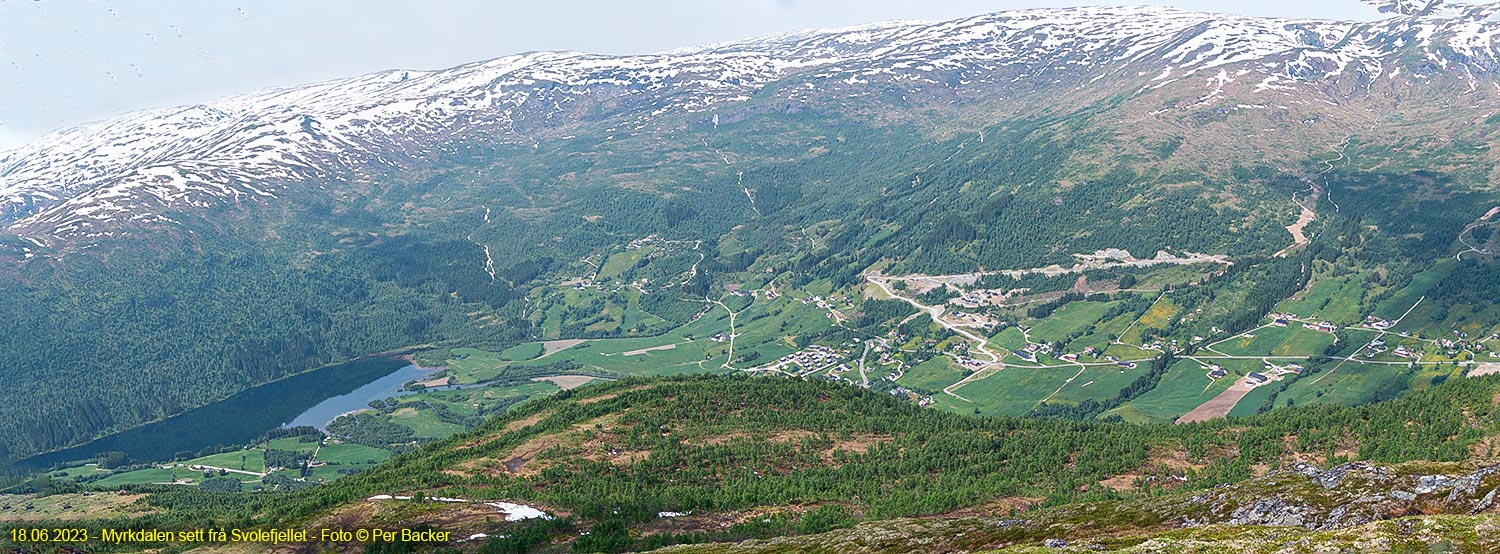 Myrkdalen sett frå Svolefjellet